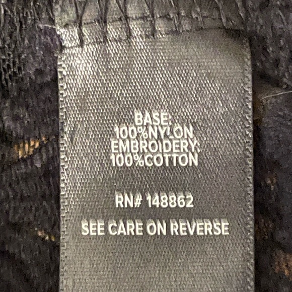 Torrid Black Sheer Mesh Lace Floral Embroidered Kimono Cardigan Size 4X - Picture 12 of 12